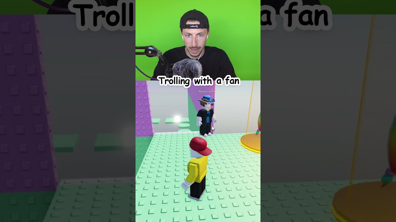 Trolling With A Fan In Roblox