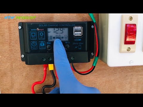 how to install solar inverter off grid solar power system 12v battery 100w panel