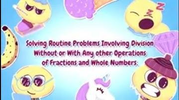 Solving Routine Problems Involv. Division w/o or w Any Other Operations of Fractions & Whole Numbers