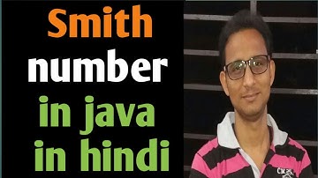 Smith number in java in hindi