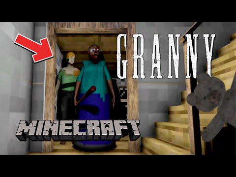 NİNE VE DEDE MİNECRAFT EVRENİNDE! - Granny (Minecraft Modu)