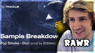 xQc Reacts to Sample Breakdown: Pop Smoke - Dior