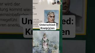 Achtung Verwechslung: Kneipen und Kneippen! Hopfen- vs Hydrotherapie und Schwanken- vs Storchengang