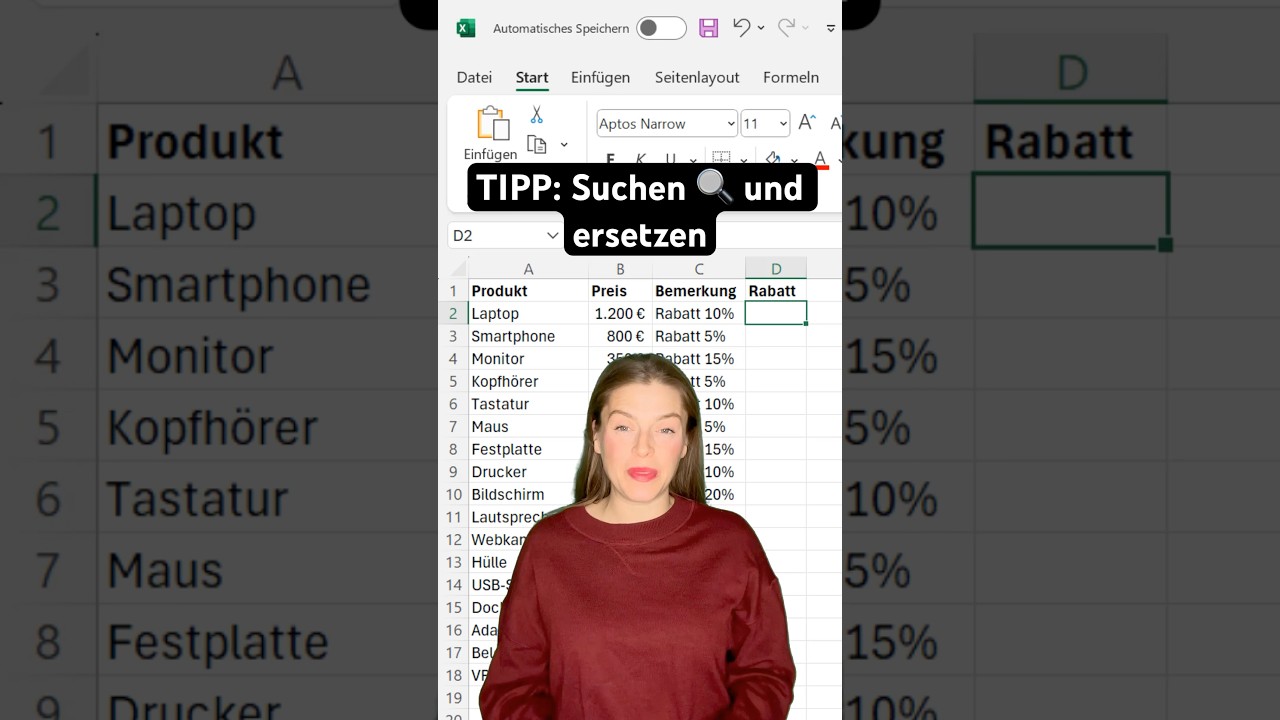 Suchen 🔍 und ersetzen 