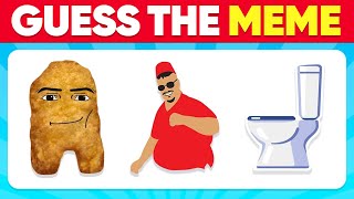 Guess The Meme Song By Emoji | Gedagedigedagedago, MrBeast, Skibidi Toilet, Skibidi Dom Dom Yes Yes