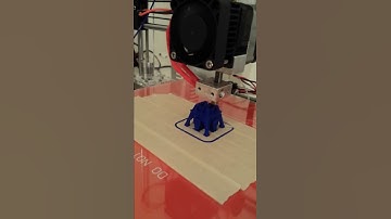 Folger Tech Prusa i3 Printing an Eiffel Tower Model