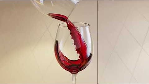 Wine simulation in Blender! Blender Fluid Simulation!