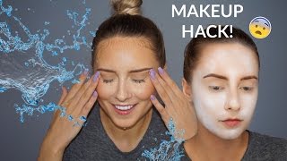 ICE WATER MAKEUP HACK?! For Flawless Foundation!