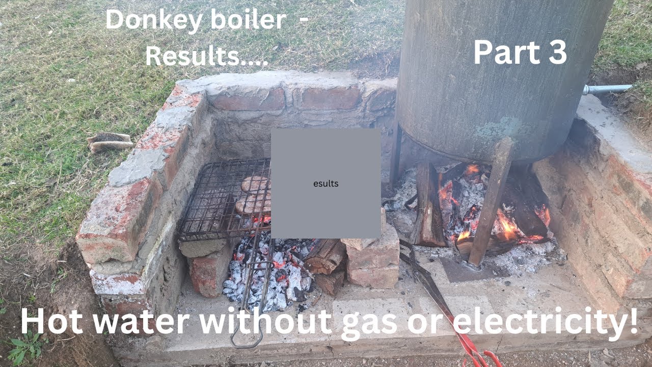 Hot water without gas or electricity part 3 YouTube
