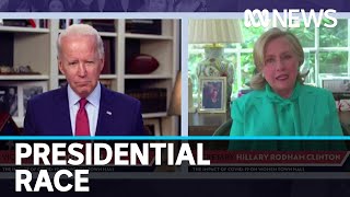 Hillary Clinton endorses Joe Biden in US presidential race against old rival Donald Trump | ABC News
