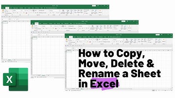 How to Move or Copy Worksheets in Microsoft Excel