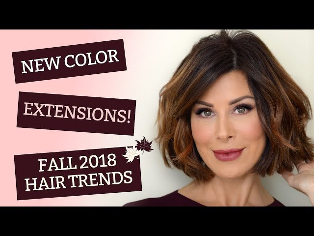 New Color, Extensions! & Fall 2018 Hair Trends | Dominique Sachse