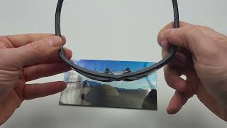 Daisan SAINT TROPEZ polarisierende Freizeitbrille fürs Golfen, Segeln und Tracking mit OptiClip