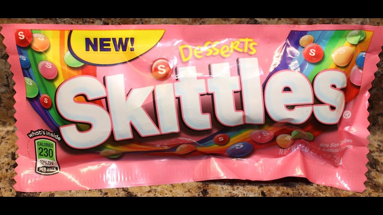 Skittles Desserts Taste Test Candy Review YouTube