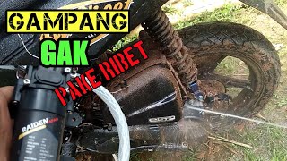 Alat cuci motor 200 ribuan semprotan nya lumayan kenceng. 