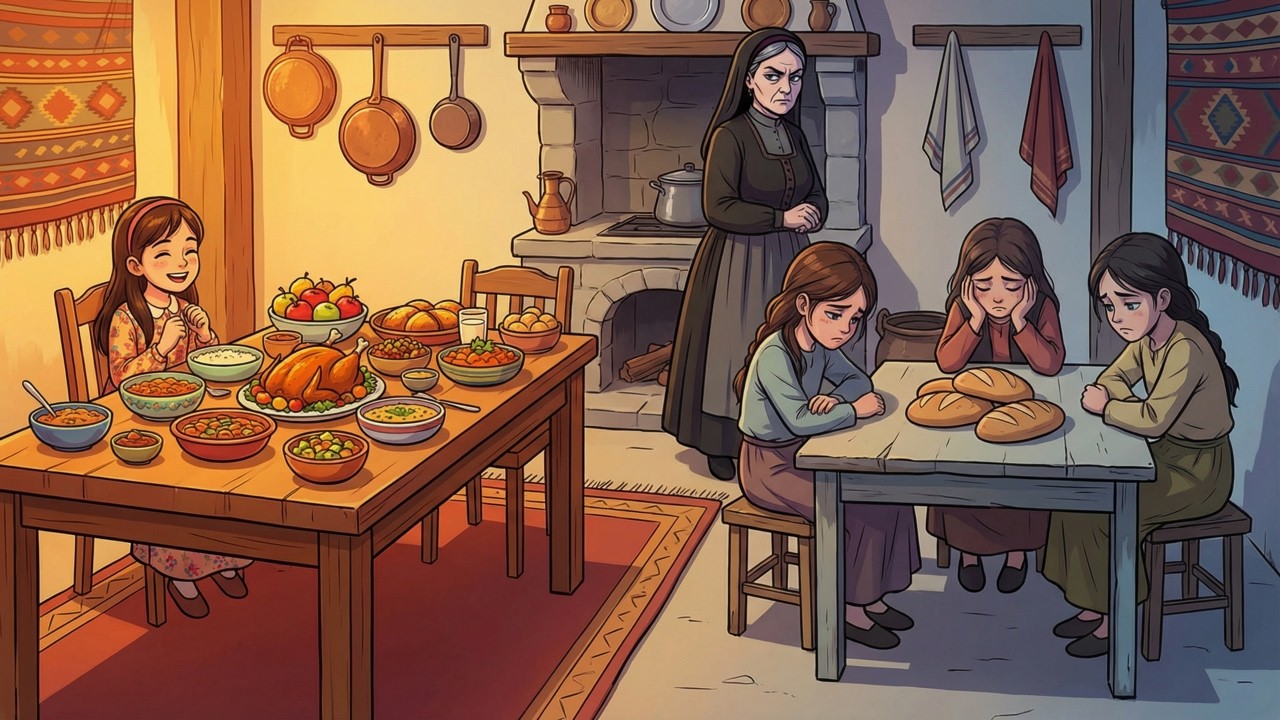 Üvey Anne 3 Kıza Ekmek Artığı Verdi... 15 Yıl Gizlice Yardım Eden Kişi Şoke Etti