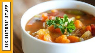 Detox Slow Cooker Loaded Vegetable Soup