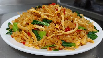 DIJAMIN KETAGIHAN ‼️ RESEP NASI GORENG AYAM SUWIR YANG SUPER ENAK