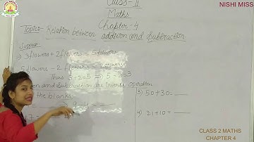 DAV SCHOOL TUTORIAL CLASS 2 MATHS CHAPTER 4 BY NISHI MISS