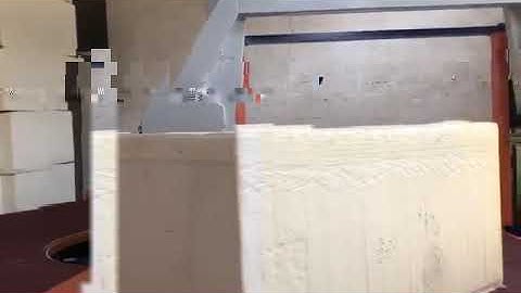 horizontal carousel foam cutting machine