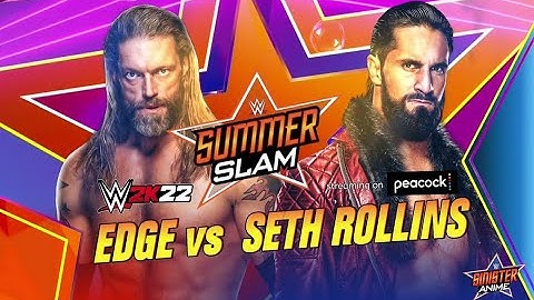 EDGE VS SETH ROLLINS | WWE SUMMERSLAM 2021 FULL MATCH | WWE 2K20