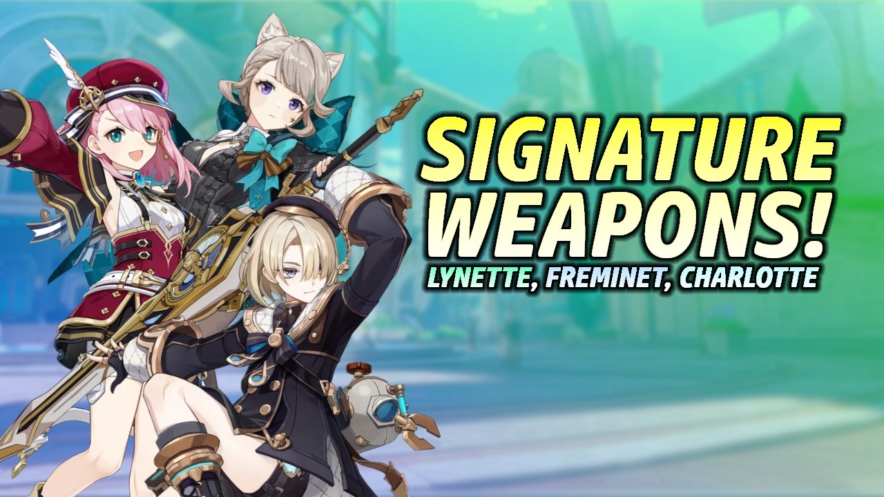 Giving Fontaine Characters New Weapons! | Genshin Signature Weapons Episode 14