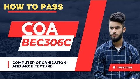 Computer Organisation And Architecture Important Questions 3rd sem Vtu I 2022 Scheme