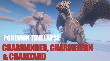 How to build Charmander, Charmeleon & Charizard in MineCraft ?!?