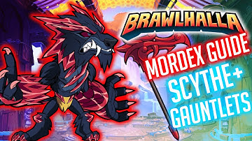 Pro Brawlhalla Guide | Easy Mordex Scythe And Gauntlet Combos And Strings!