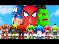 Hulk Family VS The Avengers & Spider Man & Hulk & Thor | Epic Battle