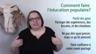 Éducation populaire avec Caroline Toupin