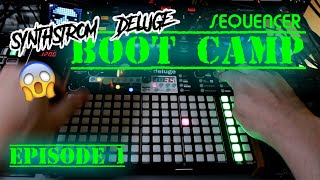 Basic Overview - Deluge Sequencer Boot Camp Pt. 1 // Synthstrom Deluge Tutorial Wealth