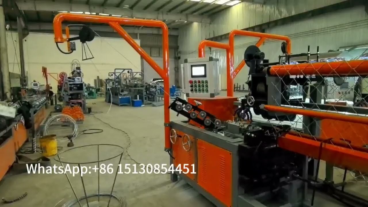 Double Wire Chain Link Fence Machine