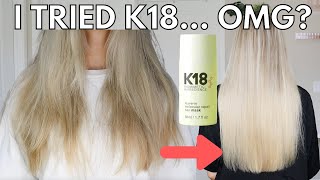 K18 Leave In Molecular Repair Hair Mask Review | K18 Hair Mask Before and After | K18 Hair Masque