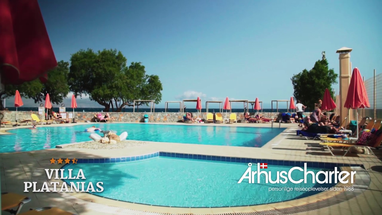 Hotel Villa Platanias m/ All Inclusive på Kreta