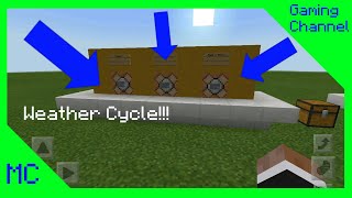 Minecraft: How To Make A Controls Of Weather Cycle