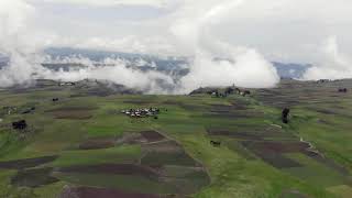 Best Ethiopian Classical with a birds-eye/drone view of Ethiopia landscape