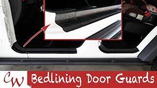 Bedlining Door Guards on a Jeep Wrangler by dood 21,692 views 10 years ago 4 minutes, 26 seconds