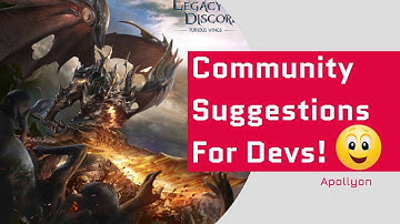 LOD Community Message for Devs - Legacy Of Discord - Apollyon