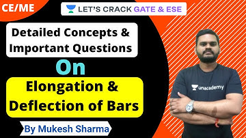 Elongation of Bar Problems | Elongation and Deflection of Bars | Concepts and Important Questions