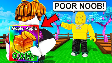 Trolling My Friend as a NOOB with NEW 0.01% FRUITS (Grow A Garden)