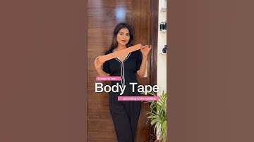 How to use a body tape #bodytape #brahack