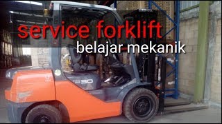 Cara Service rem forklift penyebab rem blong