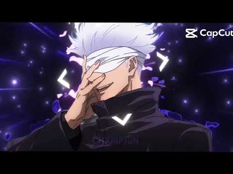 Jjk Gojo Editing Video Song Jjk Capcut Gojo 