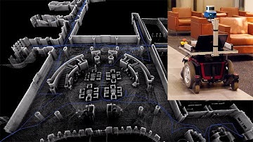 Autonomously Exploring  and Mapping a Large Indoor Environment with a Ground Vehicle