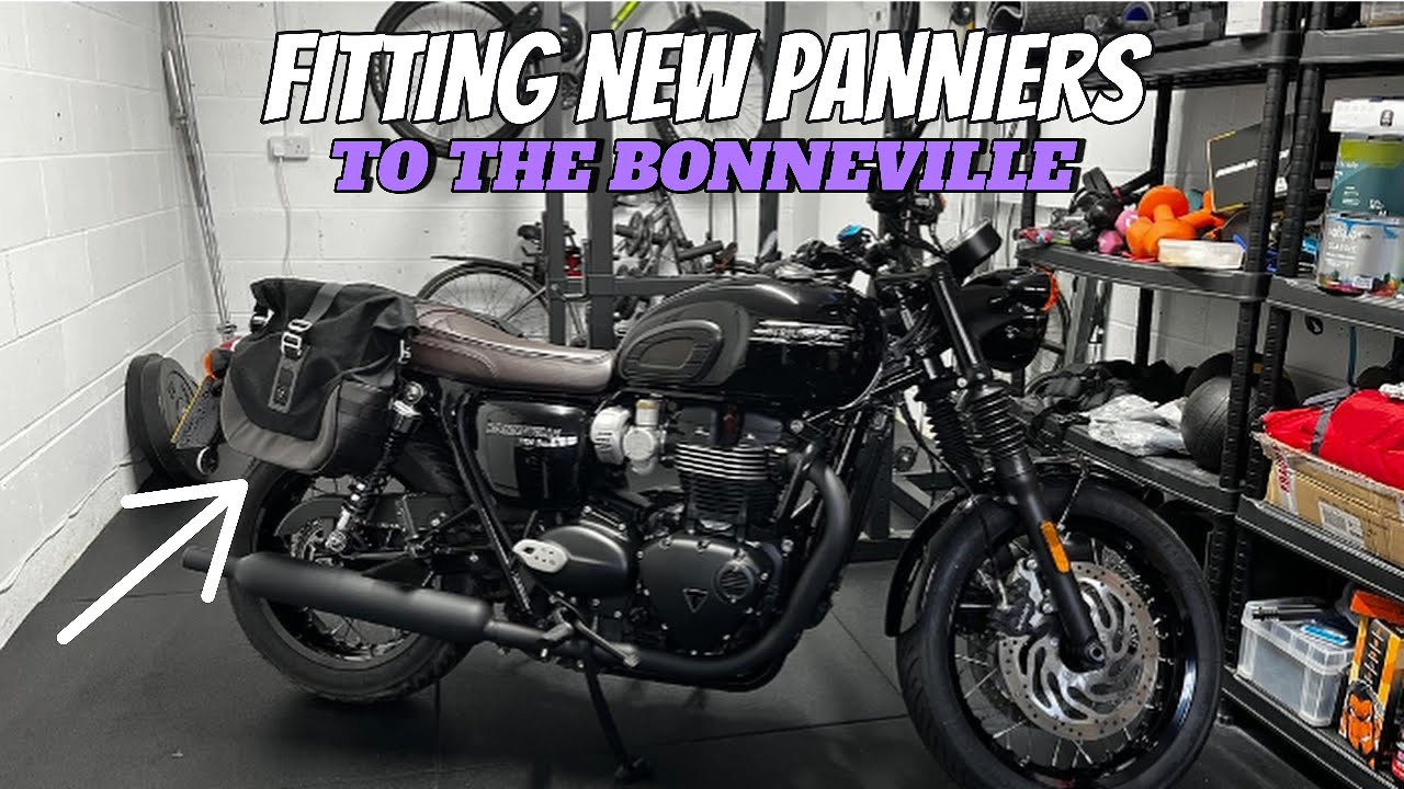Fitting the SW-Motech panniers to my Triumph Bonneville