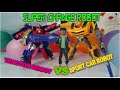 Transformers Robots | tractor robot vs sport car robot,Robocar Poli,カーロボット