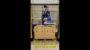 Robomotive:   Mixed Palletizing with boxes up to 30kg