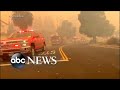 Fire crews battle raging infernos in California | ABC News
