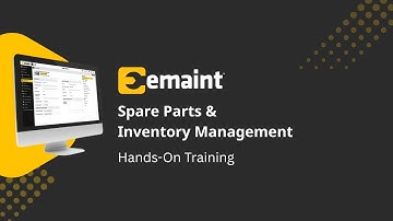 Spare Parts & Inventory Management in eMaint X4 | Full CMMS Workshop with Live Demo